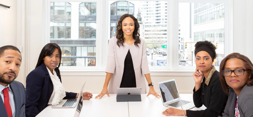 Workplace performance stock photo