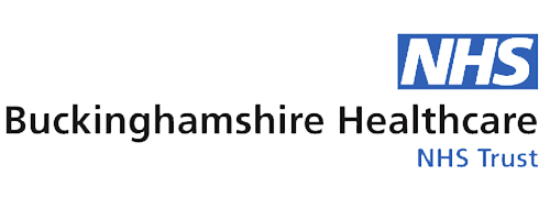 NHS Bucks logo white